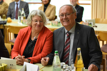Dr. Johann Schreiner mit seiner Ehefrau