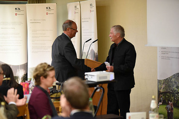 Wolfang Zielonkowski, ehemaliger Leiter der bayerischen Naturschutzakademie und der früherer Chef Schreiners